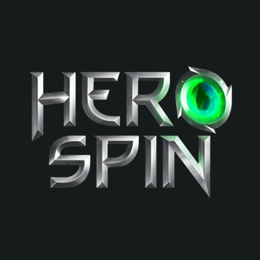 HeroSpin logo su sfondo scuro