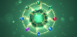 HeroSpin ruota bonus verde con simboli